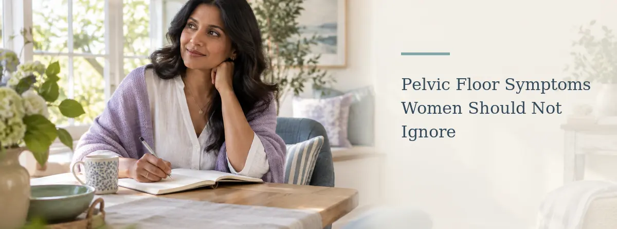 Pelvic floor symptoms women should not ignore